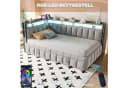 Merax Schlafsofa 90x200 cm mit LED-Beleuchtung & USB-Anschluss Bild 4