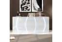 Merax Sideboard LED-Beleuchtung Hochglanz Weiß Bild 3