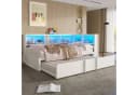 Merax Daybett 90x200cm mit LED-Beleuchtung und USB-Anschlüssen Bild 1