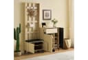 Merax Garderoben-Set mit Sitzbank und Sideboard, Flurmöbel-Set mit Schuhschrank Bild 1