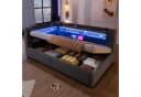 Merax Daybett 90x200cm mit LED-Beleuchtung und USB-Typ-C Ladefunktion Bild 2