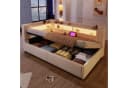 Merax Daybett 90x200cm mit LED-Beleuchtung und USB-Typ-C Ladefunktion Bild 2
