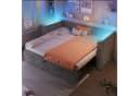 Merax Daybett 90x200cm/180x200cm LED-Lichtleiste Samt Bild 2