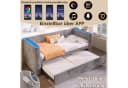 Merax Daybett 90x200cm/180x200cm LED-Lichtleiste Samt Bild 5