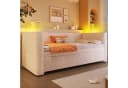 Merax Daybett mit LED-Lichtleiste & App-Steuerung Samt Bild 1