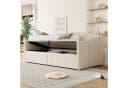 Merax Daybett 90x200 mit Stauraum und Lattenrost Samtstoff Bild 2