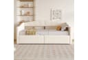 Merax Daybett 90x200 mit Stauraum und Lattenrost Samtstoff Bild 3