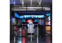 Merax Hochbett 140x200 cm Metallbett mit LED-Beleuchtung & USB-Anschluss Bild 1