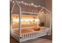 Merax Kinderbett mit LED-Beleuchtung, Plattformbett im Haus-Design Bild 2