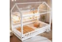 Merax Kinderbett mit LED-Beleuchtung, Plattformbett im Haus-Design Bild 4