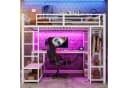 Hochbett aus Metall und MDF - Funktional und Sicher Bild 1