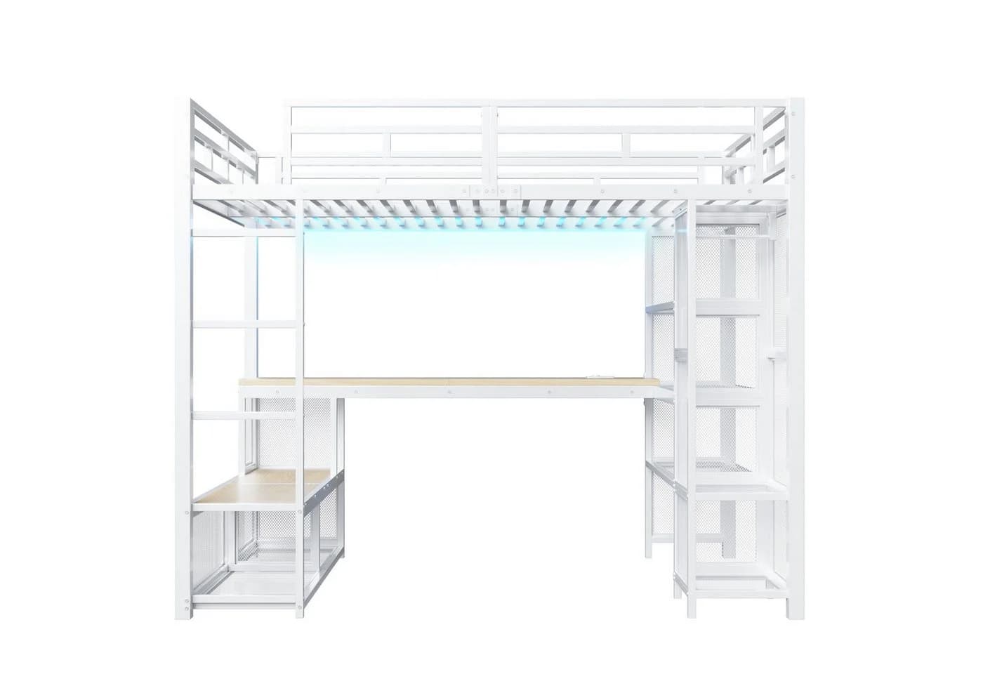 Hochbett aus Metall und MDF - Funktional und Sicher - Bild 5