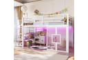 Merax Hochbett mit LED-Beleuchtung 90x200cm Bild 2