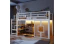 Merax Hochbett mit LED-Beleuchtung 90x200cm Bild 4