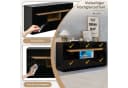 Merax Sideboard Hochglanz Weiß LED-Beleuchtung Bild 5
