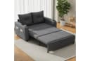 Merax Schlafsofa 3-in-1 mit USB-Anschluss Beige/Grau Bild 2