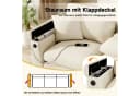 Merax 3-Sitzer Sofa Chenille USB-Anschluss Bild 5