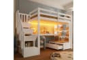Merax Hochbett 90x200cm mit LED-Beleuchtung Bild 2