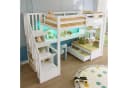 Merax Hochbett 90x200cm mit LED-Beleuchtung Bild 3