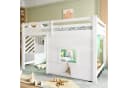 Merax Hochbett mit LED-Beleuchtung Kinderbett 140x200cm Bild 4