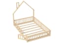 Flieks Kinderbett Massivholz 140x200cm Schornsteinform Beige Bild 5