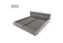 Flieks Polsterbett Hydraulisch Doppelbett 180x200cm Samt Bild 3