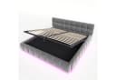 Flieks Polsterbett Hydraulisch Doppelbett 180x200cm Samt Bild 4