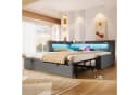 Merax Daybett 90x200cm/180x200cm mit LED-Beleuchtung, USB & Typ-C Bild 3