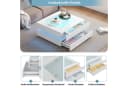 Merax LED-Couchtisch Hochglanz Sofatisch Beistelltisch mit LED-Beleuchtung Bild 5