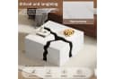 Merax Couchtisch Marmoroptik 70x70cm Kaffeetisch Wohnzimmertisch Bild 5