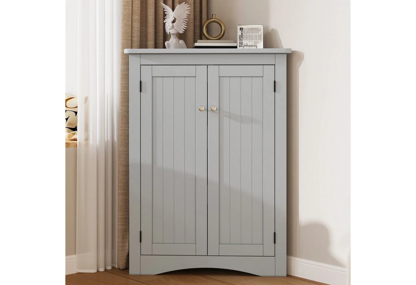Flieks Eckschrank Grau Mehrzweckschrank - Bild 3