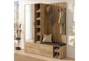 Flieks Garderoben-Set Schuhschrank Kleiderschrank Holzoptik Bild 4