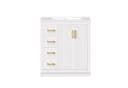 Flieks Waschtisch Waschbeckenunterschrank mit Keramikbecken Bild 4