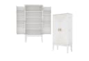 Flieks Mehrzweckschrank Hochschrank 2 Türen Weiß Bild 5