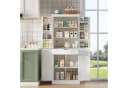 Flieks Hochschrank Weiß mit 7 Staufächern und 1 Schublade Bild 4