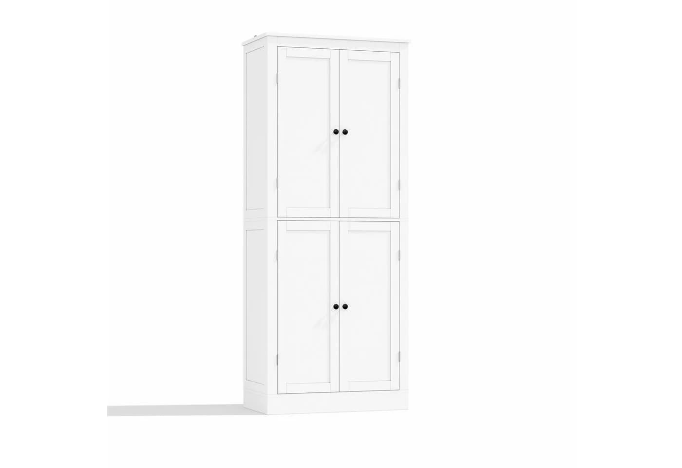 Flieks Hochschrank Weiß mit 7 Staufächern und 1 Schublade - Bild 5
