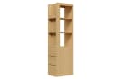Flieks Eckschrank Bücherregal mit Schubladen Holzoptik Bild 3