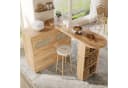 Flieks Bartisch 360° drehbar mit Sideboard Holzoptik Bild 1