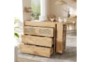 Flieks Bartisch 360° drehbar mit Sideboard Holzoptik Bild 3
