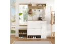 Flieks Garderoben-Set mit Schuhschrank, Sitzbank & Spiegel Bild 1