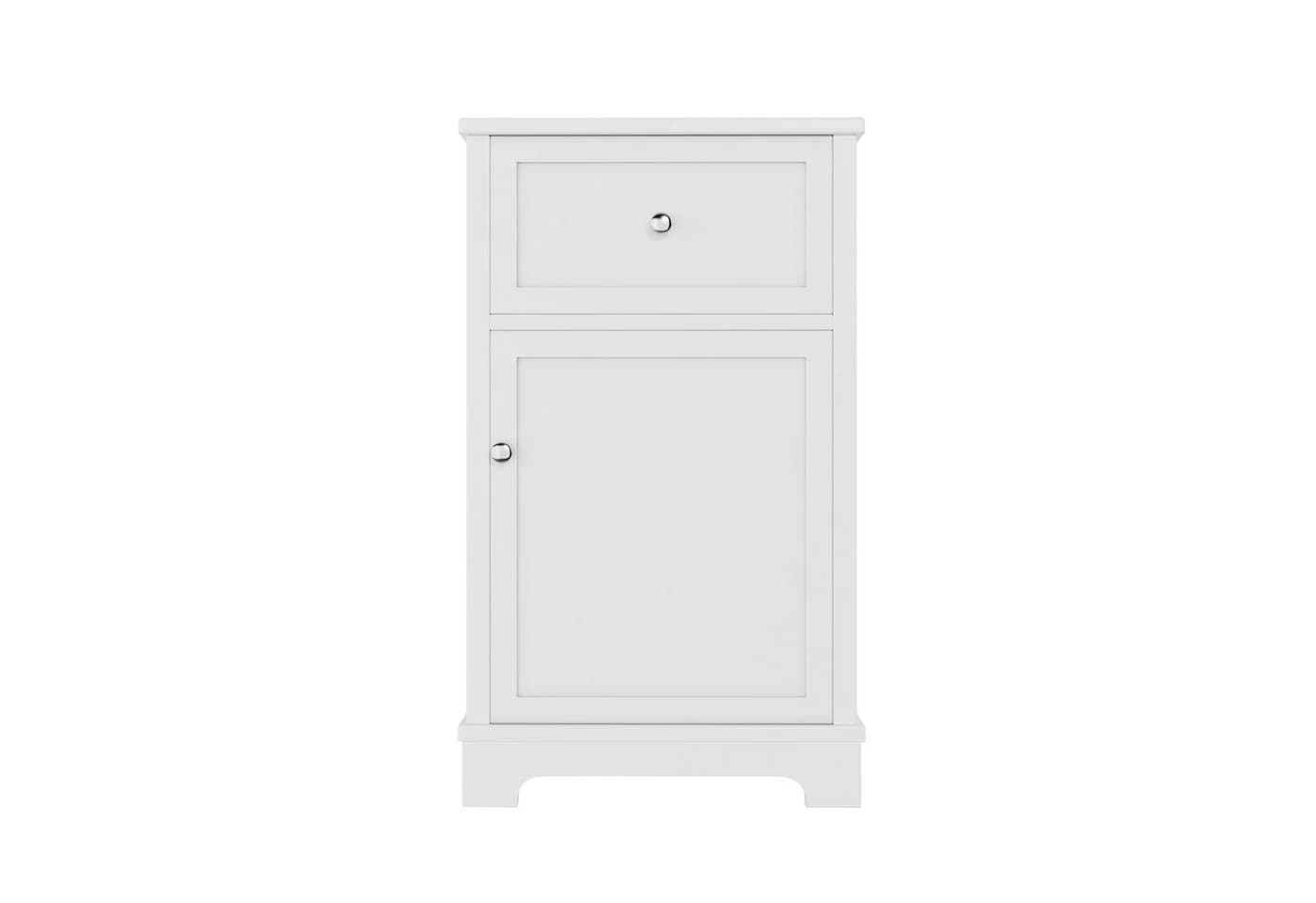 Flieks Waschtischunterschrank mit Keramik-Waschbecken Weiß - Bild 4