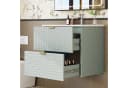 Flieks Waschtischunterschrank Grün mit Waschbecken Bild 3