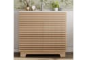 Flieks Waschtischunterschrank mit Waschbecken Natur Landhausstil Bild 1