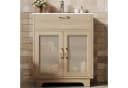 Flieks Waschtisch mit Rattan-Design und Soft-Close-Türen Bild 1