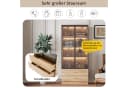 Flieks Glasvitrine mit LED-Beleuchtung, 2 Glastüren und 2 Schubladen Bild 5