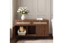 Flieks Katzentoilettenschrank mit Rattan-Schubladen und Streufangmatte Bild 3