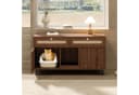 Flieks Katzentoilettenschrank mit Rattan-Schubladen und Streufangmatte Bild 4