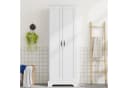 Flieks Badkommode Hochschrank Weiß mit Soft-Close Bild 2