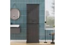 Flieks Badkommode Hochschrank Schwarz mit 5 Fächern und Schublade Bild 1