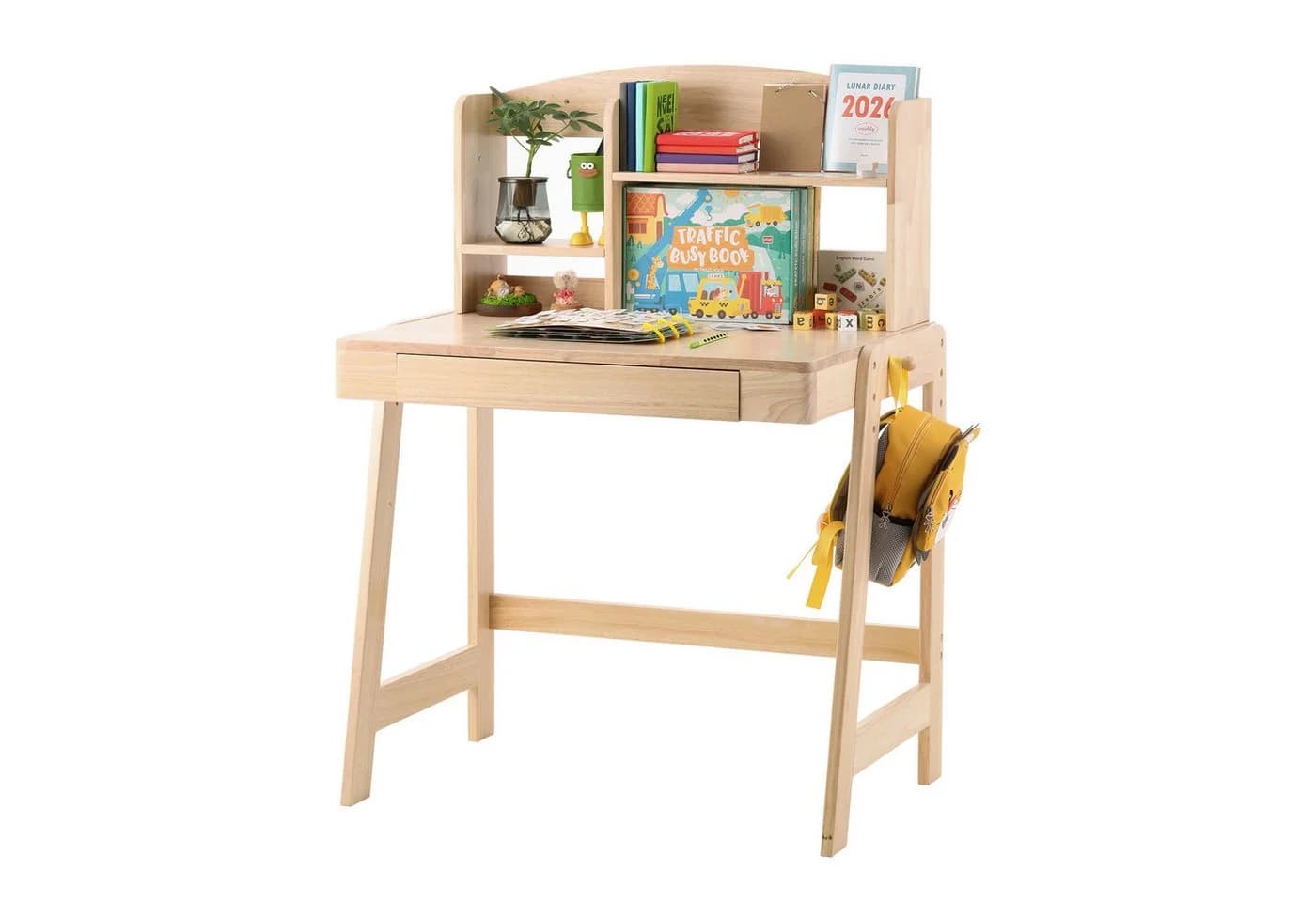 Flieks Kinderschreibtisch Höhenverstellbar Massivholz Landhausstil - Bild 4